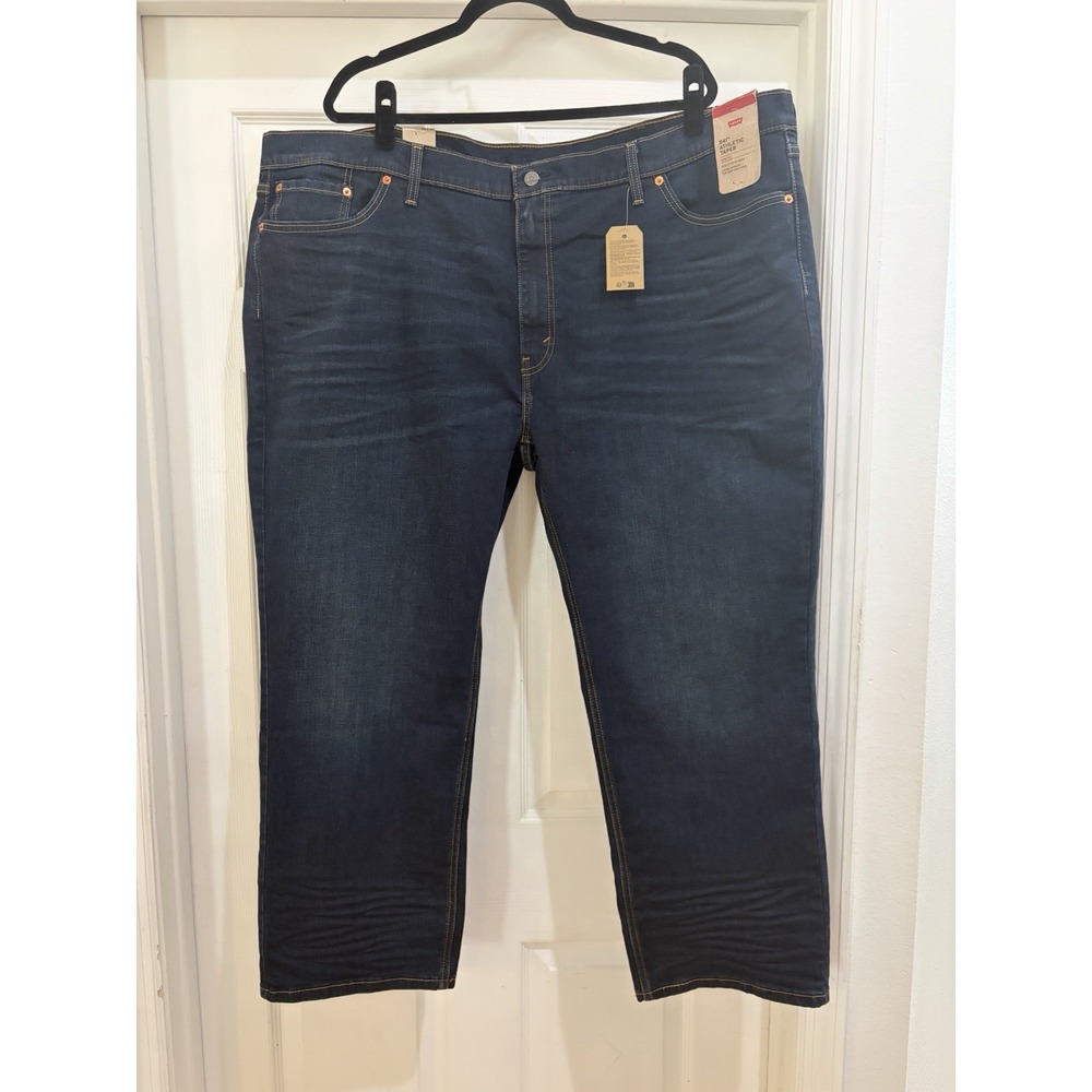 Levi's 541 Athletic Taper Dark Wash Stretch Men's Jeans NWT (Size 50x30)